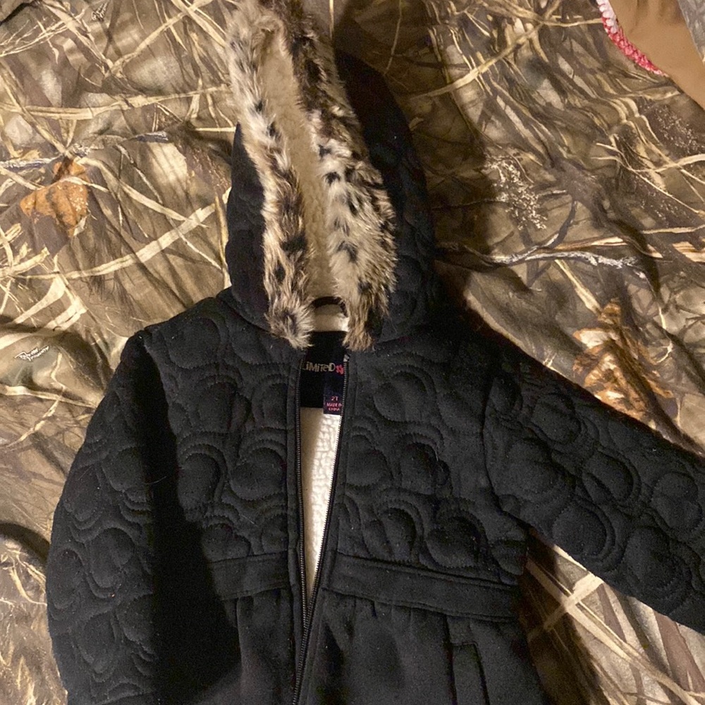 Limited Too black girls jacket